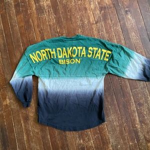 NDSU bison ombré  long sleeve
